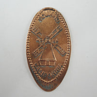 Pressed Penny: Solvang California - Windmill