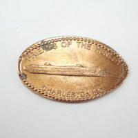 Pressed Penny: Friends of the Hunley - Charleston SC - Submarine