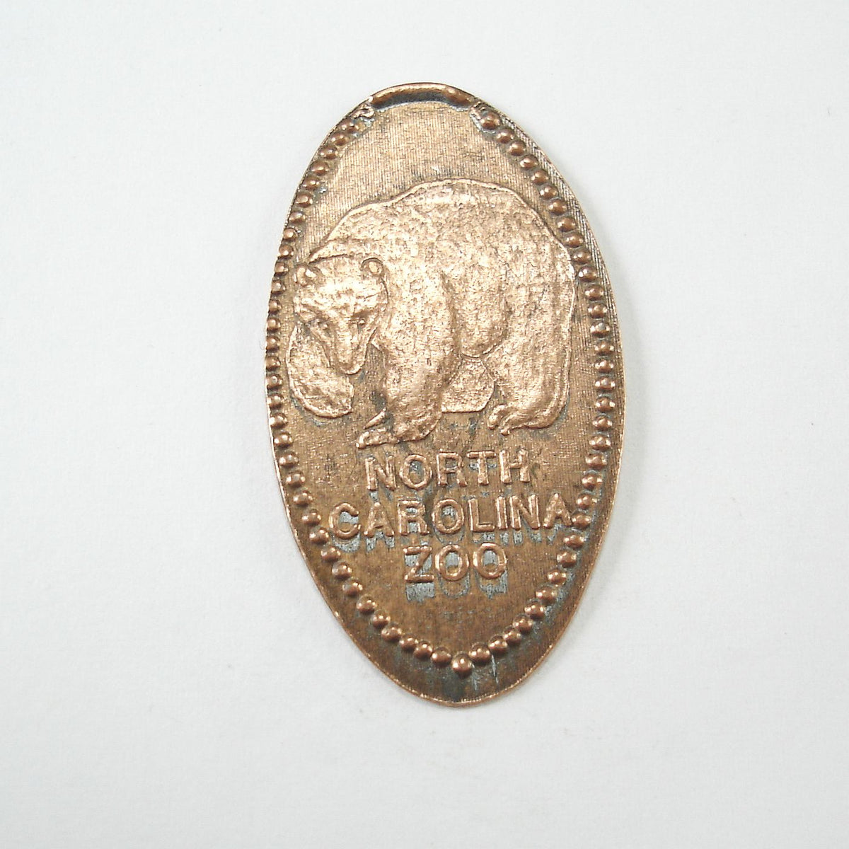 Pressed Penny North Carolina Zoo Bear Penny Presses