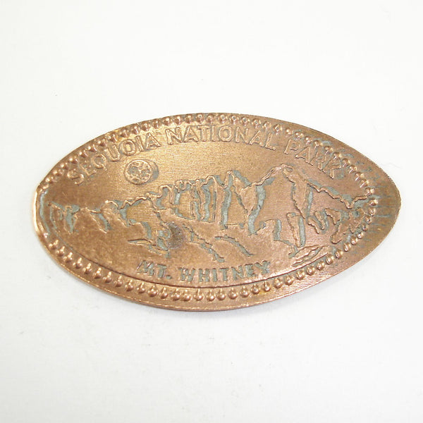 Pressed Penny: Sequoia National Park - My Whitney - Mountains