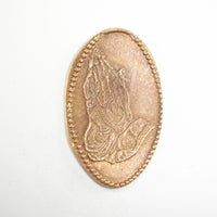 Pressed Penny: Praying Hands