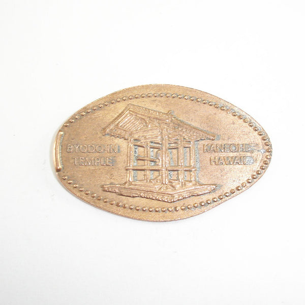Pressed Penny: Byodo-In Temple - Kaneohe Hawaii - Temple