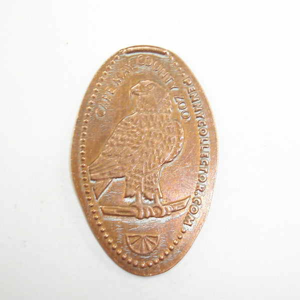 Pressed Penny: Cape May County Zoo - Eagle