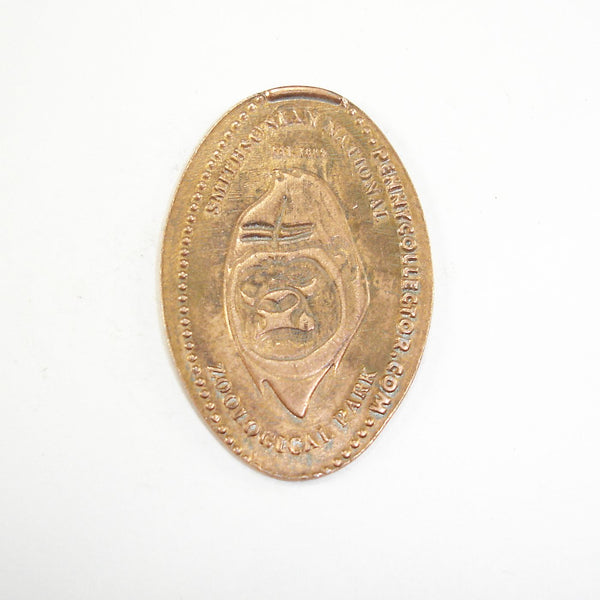 Pressed Penny: Smithsonian National Zoological Park - Gorilla