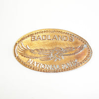 Pressed Penny: Badlands National Park - Eagle Flying