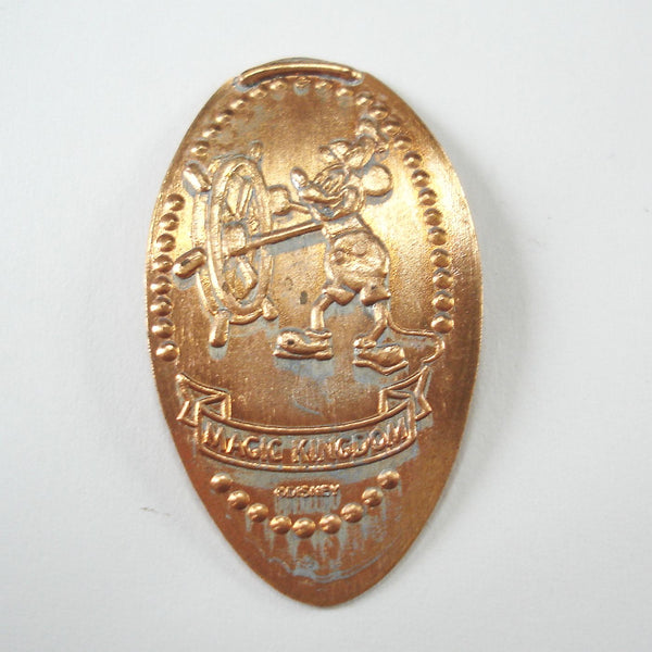 Pressed Penny: Disney Magic Kingdom - Mickey Mouse as Steamboat Willie