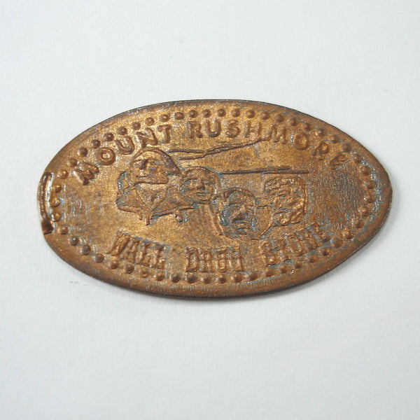 Pressed Penny: Wall Drug Store - Mount Rushmore
