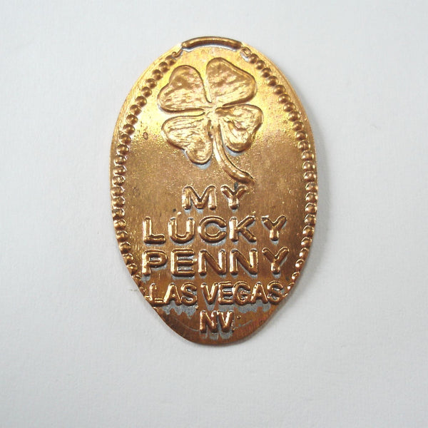 Pressed Penny: My Lucky Penny - Las Vegas, NV - Four Leaf Clover