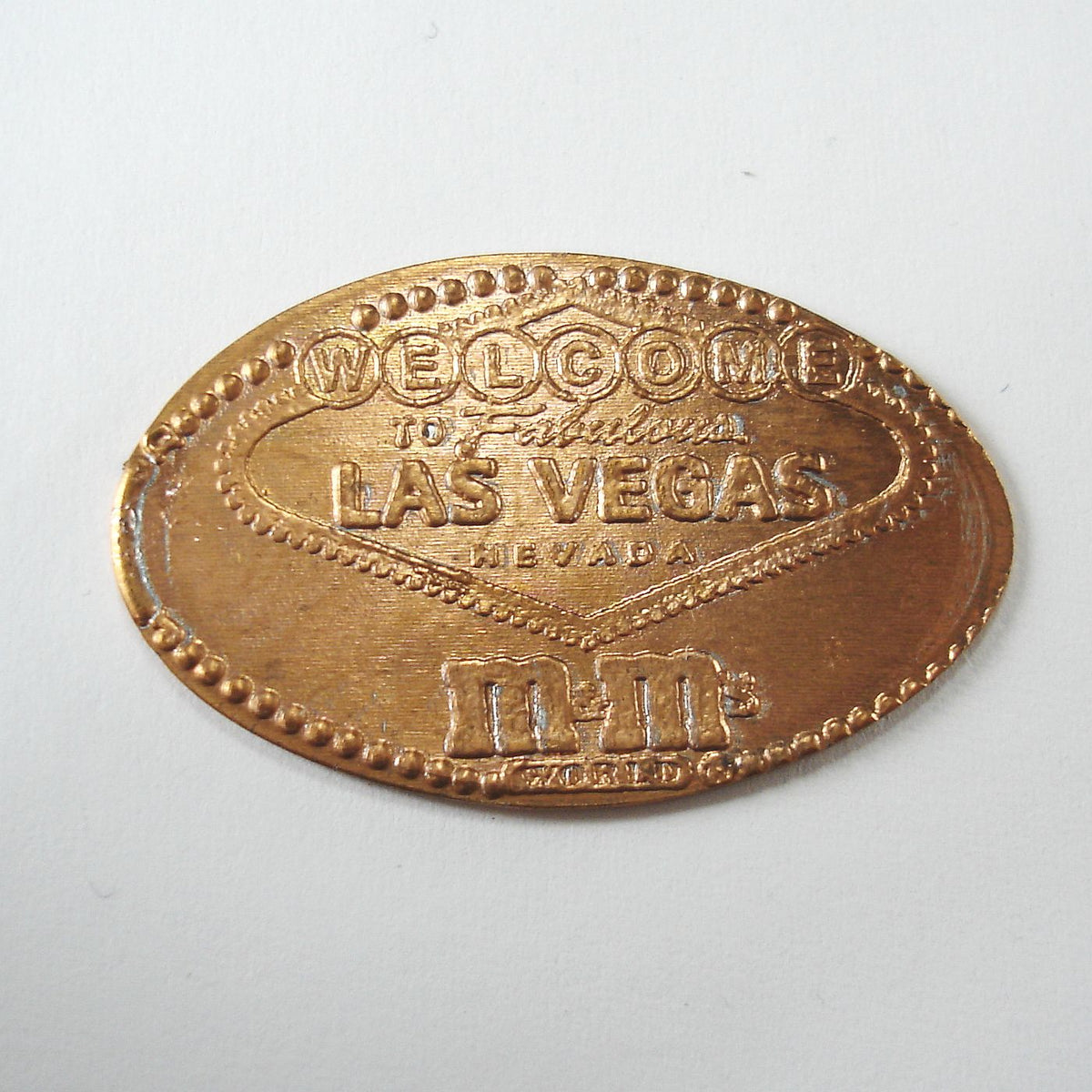 Pressed Penny M&Ms to Las Vegas Sign Penny Presses