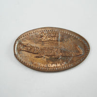 Pressed Penny: Cypress Gardens - Winter Haven FL - Alligator