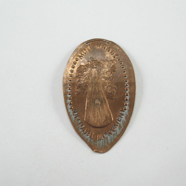 Pressed Penny: Muir Woods National Monument - Waterfall