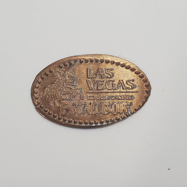 Pressed Penny: Las Vegas - Excalibur Hotel and Casino - Knight on a Horse