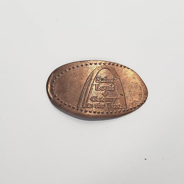 Pressed Penny: Saint Louis Gateway to the World - My Lucky Penny (on back)