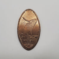 Pressed Penny: Oregon Coast - Whale Jumping Out of the Water