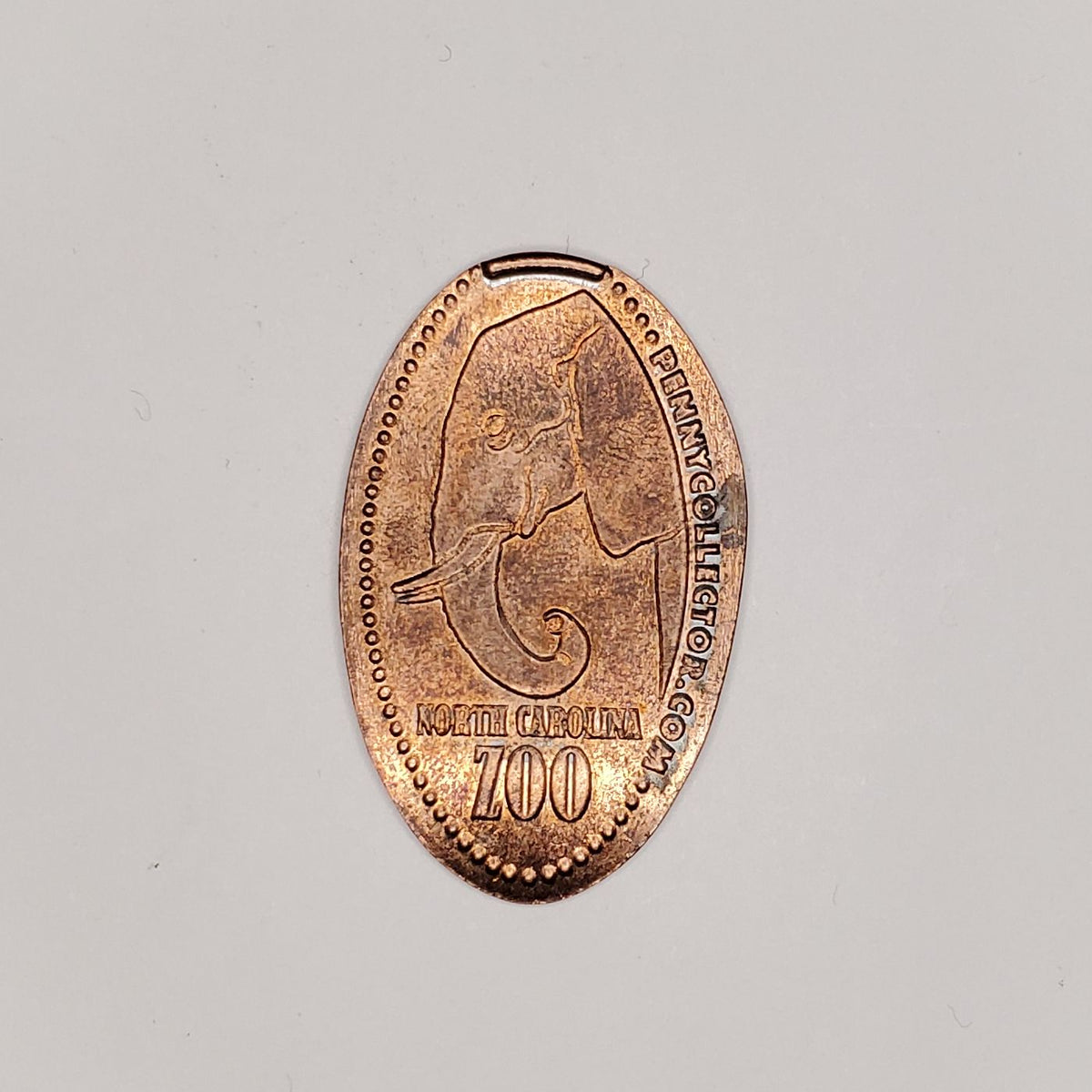 Pressed Penny North Carolina Zoo Elephant Penny Presses