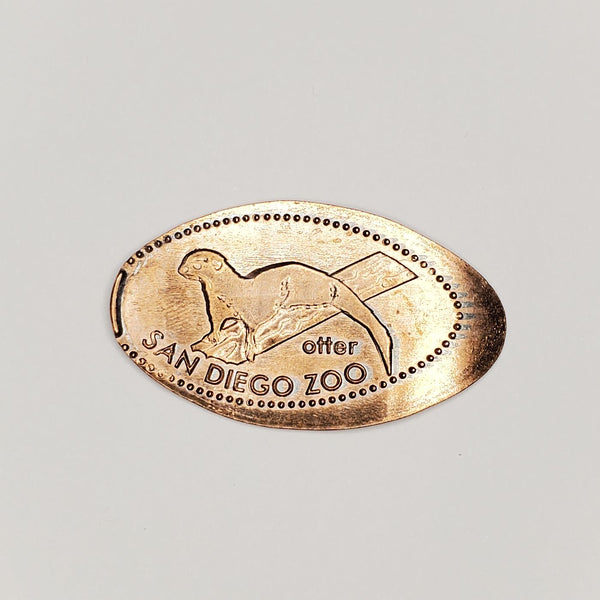Pressed Penny: San Diego Zoo - Otter