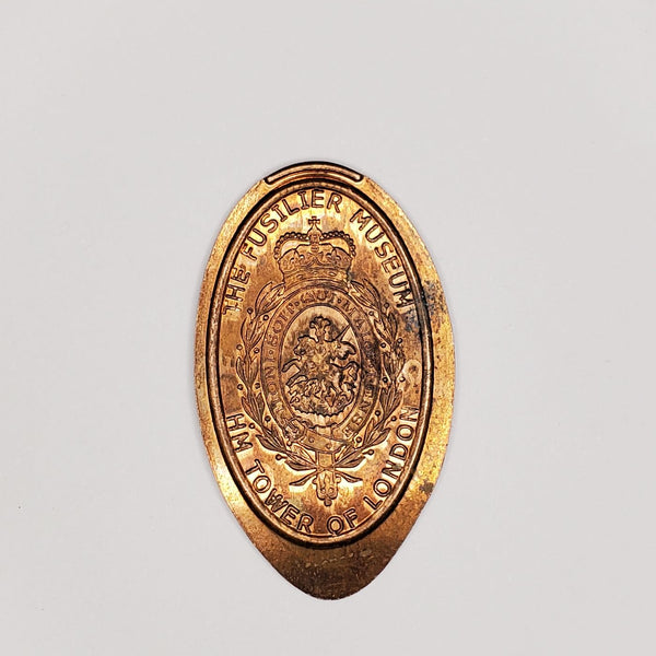 Pressed Penny: The Fusilier Museum - HM Tower of London - Seal Logo