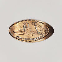 Pressed Penny: Oklahoma City Zoo - Two Sea Lions