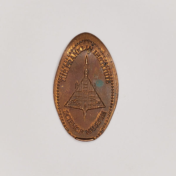 Pressed Penny: The Franklin Institute Science Museum - Fighter Plane