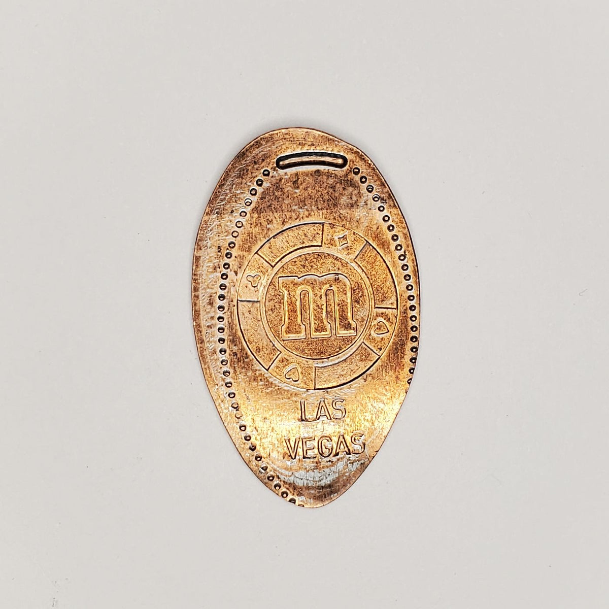 Pressed Penny M&M Las Vegas Poker Chip Penny Presses