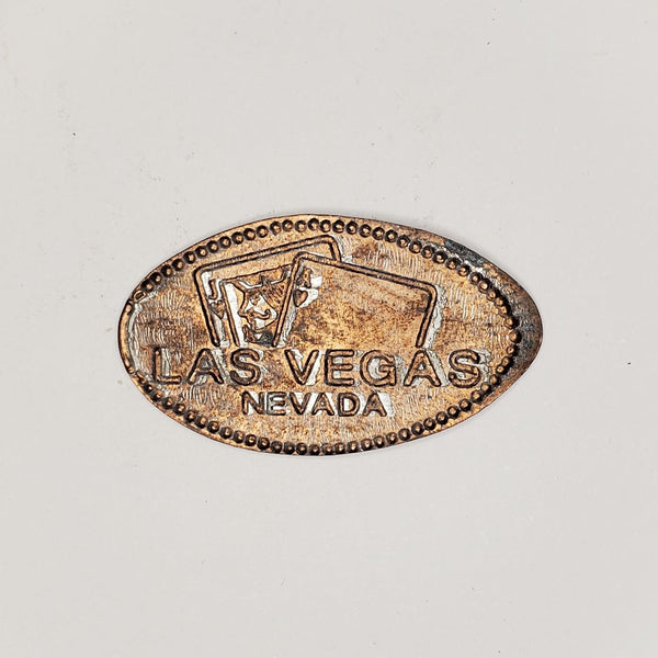 Pressed Penny: Las Vegas Nevada - Jack and Ace of Hearts
