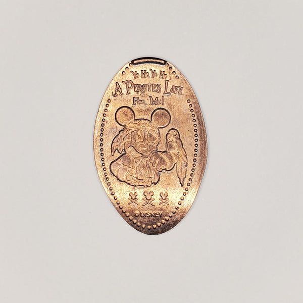 Pressed Penny: Disney - A Pirate's Life for Me - Pirate Mickey