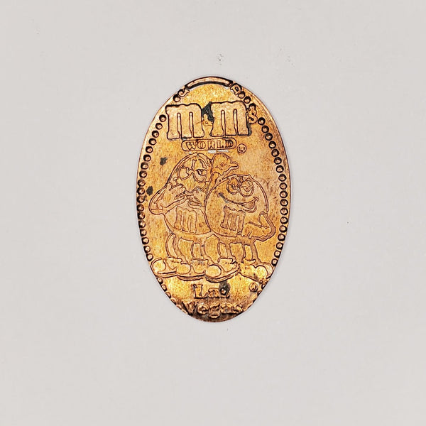 Pressed Penny: M&M World - Las Vegas - Two M&Ms