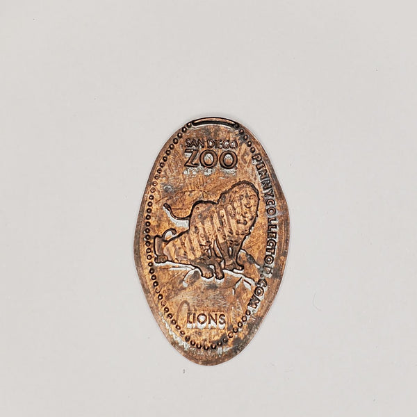 Pressed Penny: San Diego Zoo - Lions