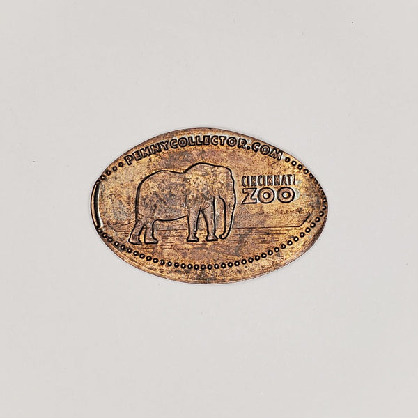 Pressed Penny: Cincinnati Zoo - Elephant (b)