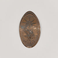 Pressed Penny: Statue of Liberty - View of Head