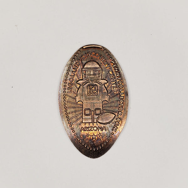 Pressed Penny: Legoland Discovery Center - Arizona - Football Player