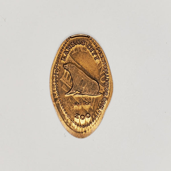 Pressed Penny: Kansas City Zoo - Sea Lion (b)