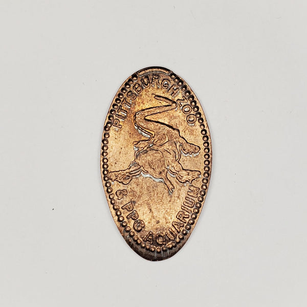 Pressed Penny: Pittsburgh Zoo and PPG Aquarium - Monitor Lizard