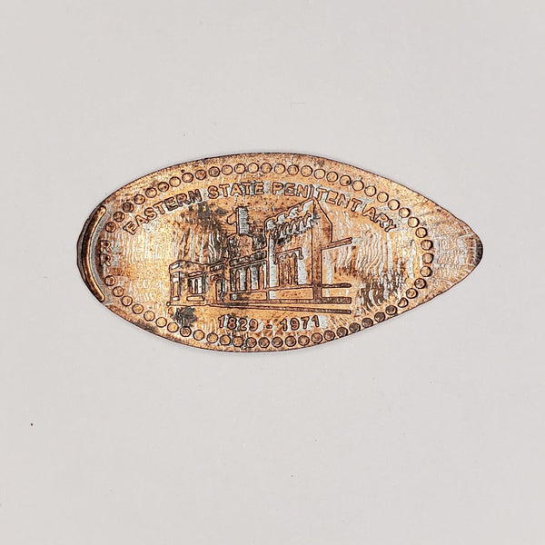 Pressed Penny: Eastern State Penitentiary - 1829-1971 - Prison Building