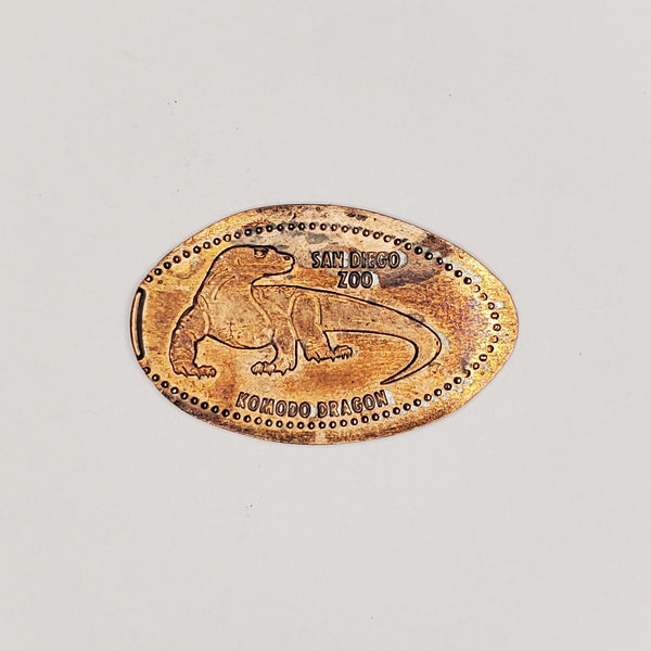 Pressed Penny: San Diego Zoo - Komodo Dragon