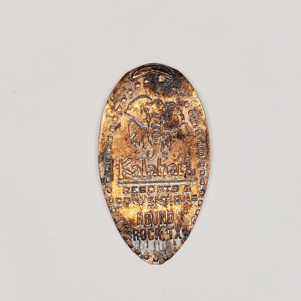 Pressed Penny: Kalhari Resorts and Conventions - Round Rock TX - Elephant