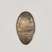 Pressed Penny: Aquarium of the Pacific - Puffin (b)