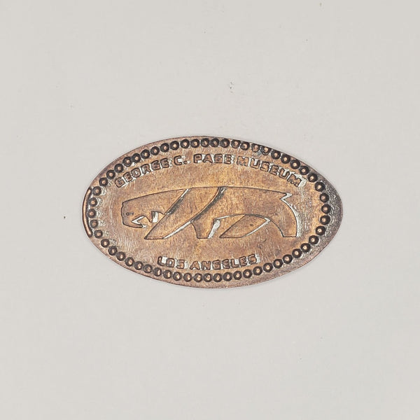 Pressed Penny: George C Page Museum - Los Angeles - Stylized Animal