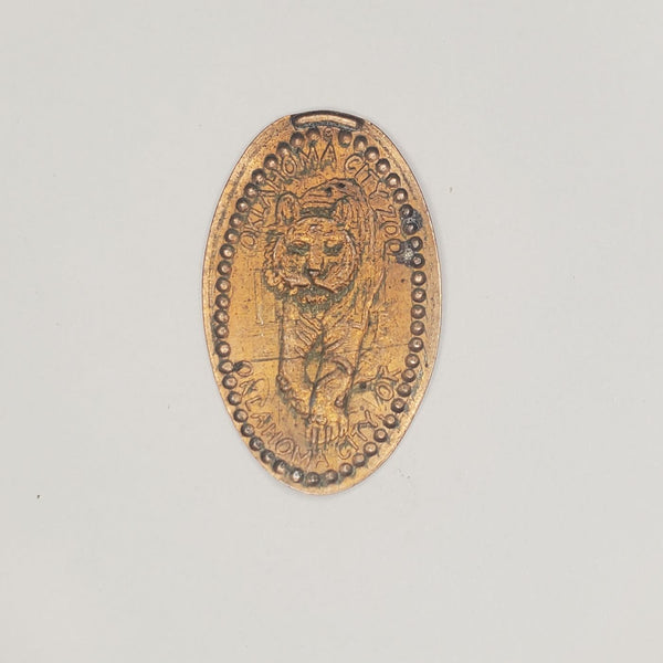 Pressed Penny: Oklahoma City Zoo - Oklahoma City, OK - Tiger