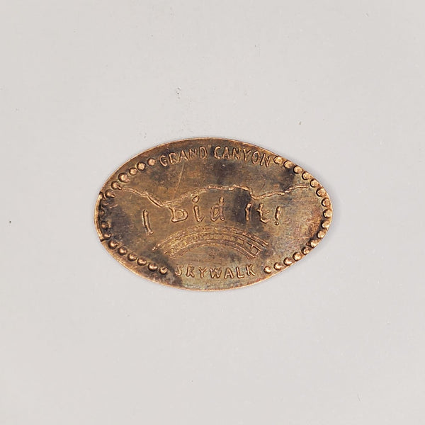 Pressed Penny: Grand Canyon Skywalk - I Did It!