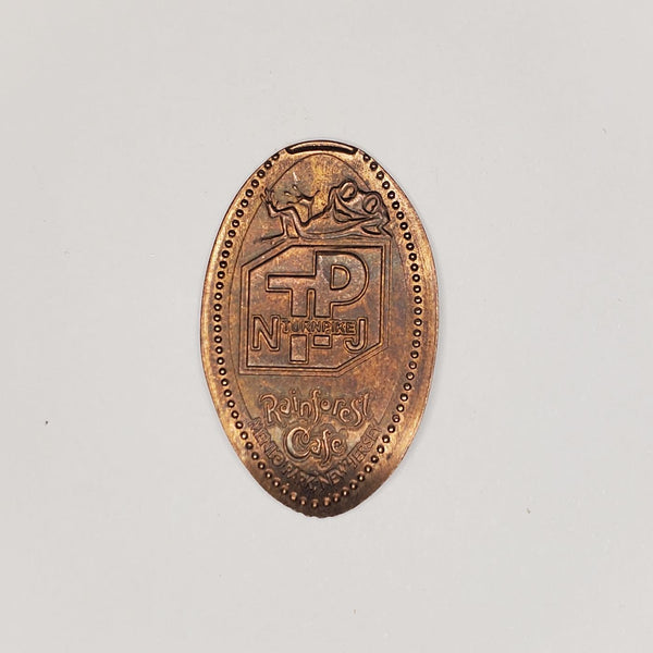 Pressed Penny: Rainforest Café - NJ Turnpike - Frog