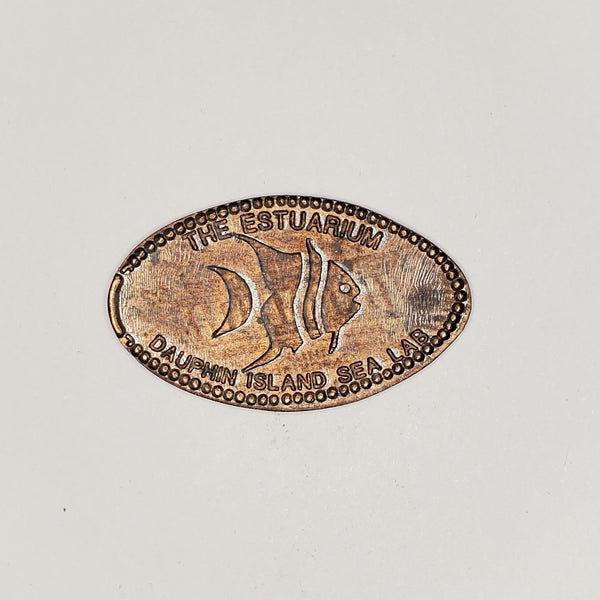 Pressed Penny: The Estuarium - Dauphin Island Sea Lab - Fish