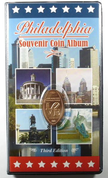 Philadelphia Souvenir Coin Album Third Edition with Bonus Coin