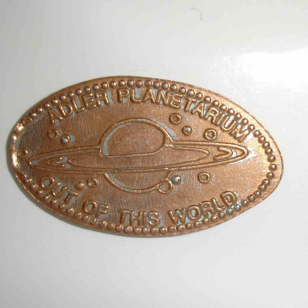 Pressed Penny: Adler Planetarium - Out Of This World - Saturn