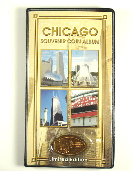 Chicago Souvenir Coin Album with Bonus Coin