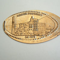 Pressed Penny: Coors Brewery - Est 1873 - Factory