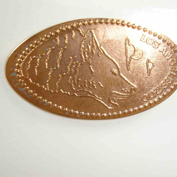 Pressed Penny: Los Angeles Zoo - Wolf