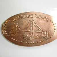 Pressed Penny: Mackinac Bridge