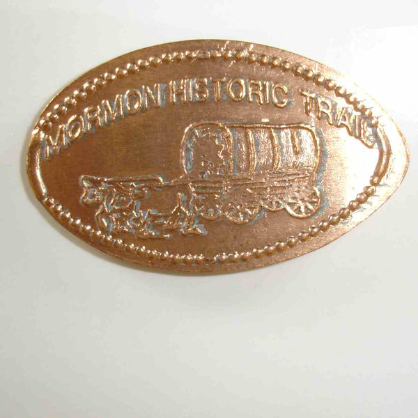 Pressed Penny: Mormon Historic Trail - Covered Wagon