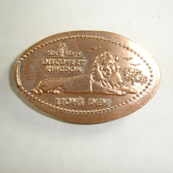 Pressed Penny: Six Flags Discovery Kingdom - Lion's Den